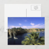 AF, Egypte, Opper-Egypte, Aswan. Rivier Nijl, Briefkaart (Voorkant / Achterkant)