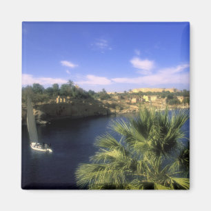 AF, Egypte, Opper-Egypte, Aswan. Rivier Nijl, Magneet