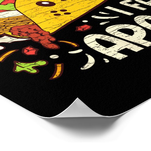 Af en toe Herfst ik Taco 1 uit elkaar Poster (Hoek)