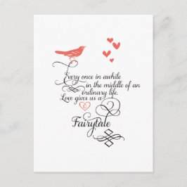 Af en toe in een gewoon leven. briefkaart