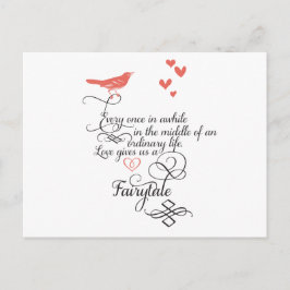 Af en toe in een gewoon leven. briefkaart