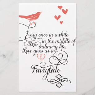 Af en toe in een gewoon leven. briefpapier