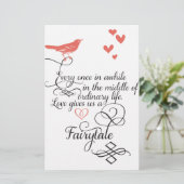 Af en toe in een gewoon leven. briefpapier (Staand voorkant)