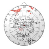 Af en toe in een gewoon leven. dartbord (Voorkant)