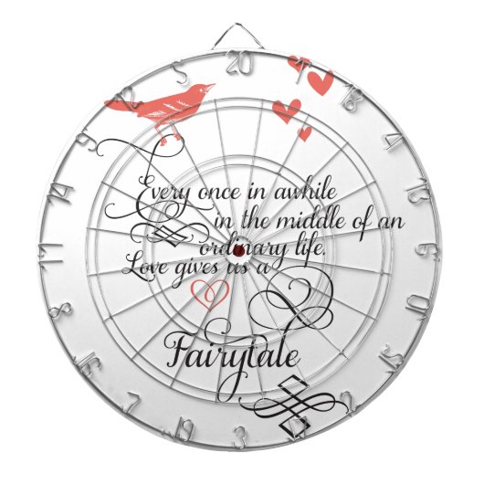 Af en toe in een gewoon leven. dartbord (Voorkant)