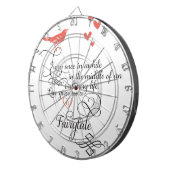 Af en toe in een gewoon leven. dartbord (Voorkant Rechts)