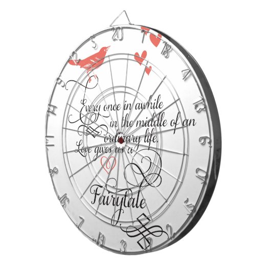 Af en toe in een gewoon leven. dartbord (Voorkant Rechts)