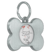 Af en toe in een gewoon leven. huisdieren naamplaatje (Voorkant Links)