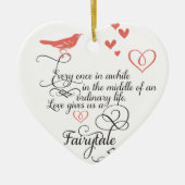 Af en toe in een gewoon leven. keramisch ornament (Voorkant)