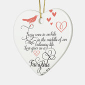 Af en toe in een gewoon leven. keramisch ornament (Links)