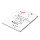 Af en toe in een gewoon leven. notitieblok (Linkerzijde)