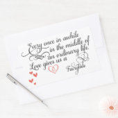 Af en toe in een gewoon leven. rechthoekige sticker (Envelop)