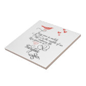 Af en toe in een gewoon leven. tegeltje (Zijkant)