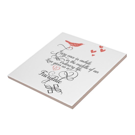 Af en toe in een gewoon leven. tegeltje (Zijkant)