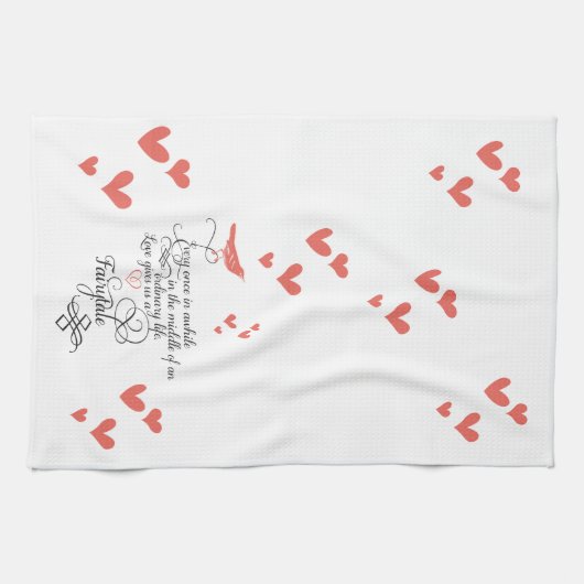 Af en toe in een gewoon leven. theedoek (Horizontaal)