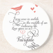 Af en toe in een gewoon leven. zandsteen onderzetter (Voorkant)