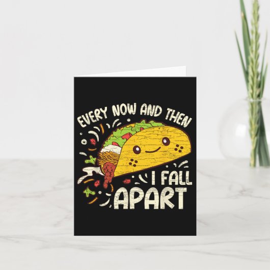 Af en toe val ik uit elkaar Taco 1 Kaart (Voorkant)