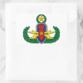 AF EOD Master 3D Rechthoekige Sticker (Tas)