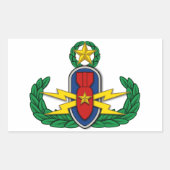 AF EOD Master 3D Rechthoekige Sticker (Voorkant)