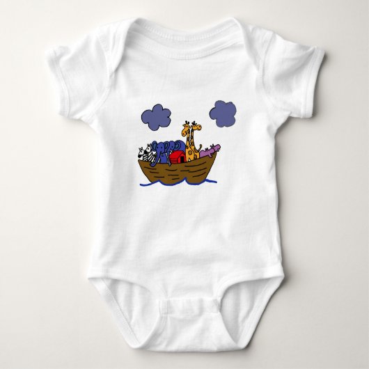 AF- Noah's Ark Baby Outfit Romper (Voorkant)
