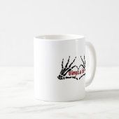 AF Skeleton Hands Heart Classic Koffiemok (Voorkant rechts)