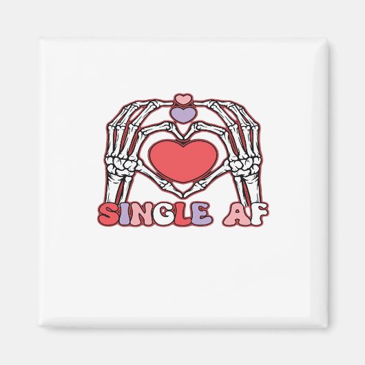 AF Skeleton Hands Valentijnsdag Classic Magneet (Voorkant)