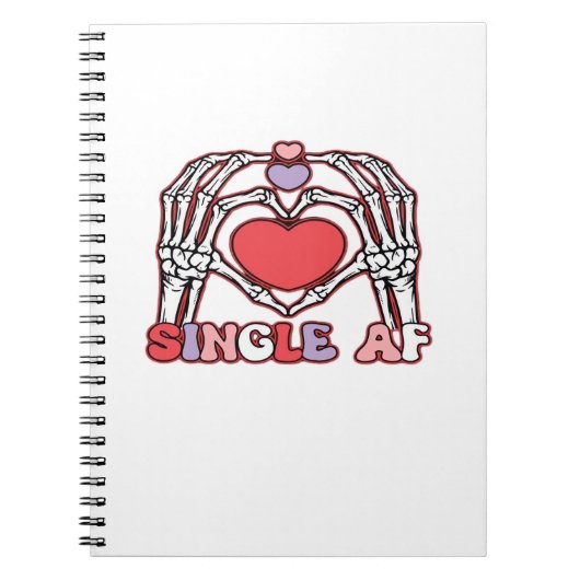 AF Skeleton Hands Valentijnsdag Classic Notitieboek (Voorkant)