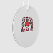 AF Skeleton Hands Valentijnsdag Classic Ornament (voorkant)