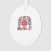 AF Skeleton Hands Valentijnsdag Classic Ornament (voorkant)