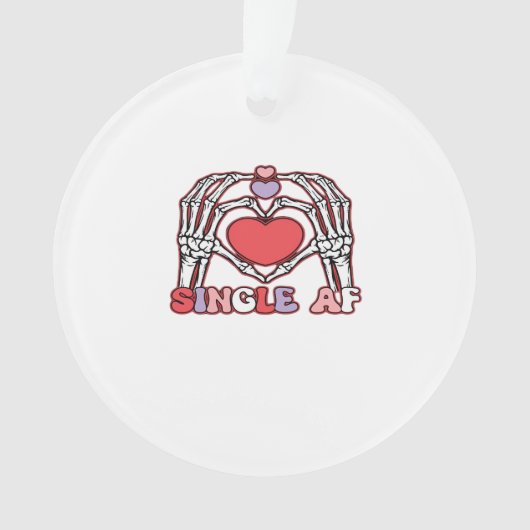 AF Skeleton Hands Valentijnsdag Classic Ornament (voorkant)