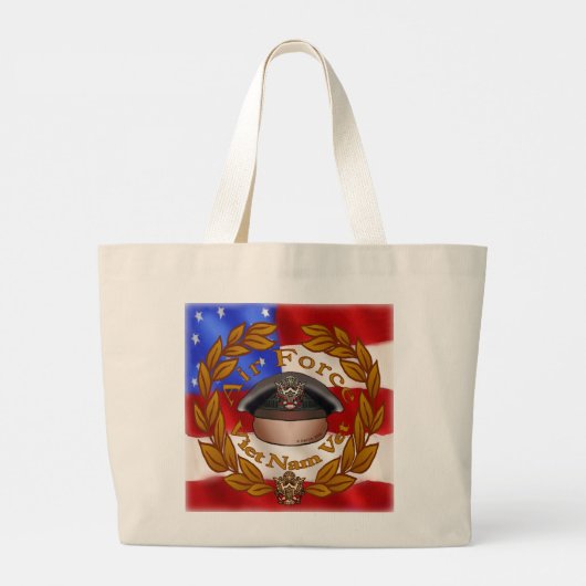 AF Vietnam canvas tas (Achterkant)