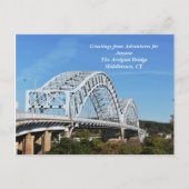 AFA Arrigoni Bridge Middletown, CT Briefkaart (Voorkant)