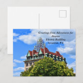 AFA-Briefkaart; Electric Building, Scranton, PA Briefkaart (Voorkant / Achterkant)