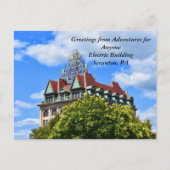 AFA-Briefkaart; Electric Building, Scranton, PA Briefkaart (Voorkant)