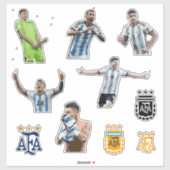 AFA - FIFA 2022 WORLDCUP - CHAMPIES STARS STICKER (Vel)