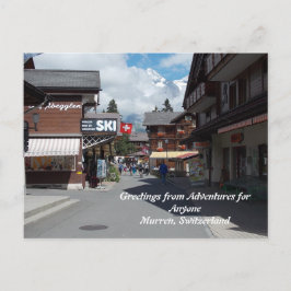 AFA Greetings uit Murren, Briefkaart Zwitserland