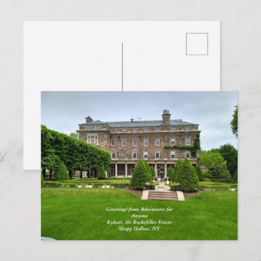 AFA Kykuit Rockefeller Estate Briefkaart (Voorkant / Achterkant)