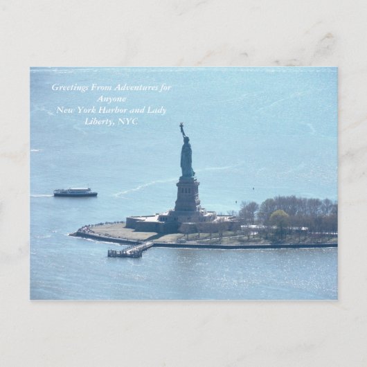 AFA Lady Liberty Briefkaart (Voorkant)