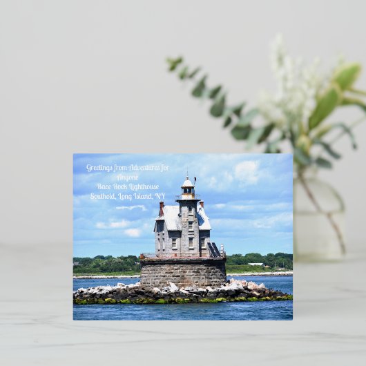 AFA Race Rock Lighthouse briefkaart (Staand Voorkant)