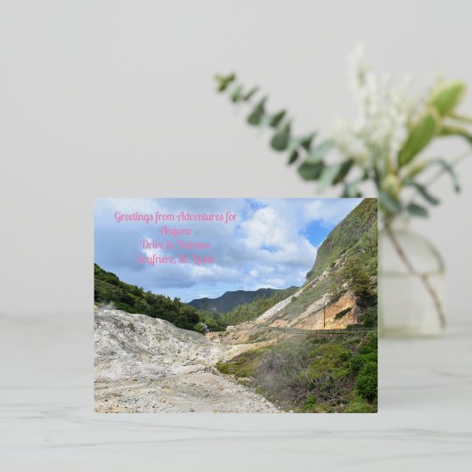 AFA-station in het Briefkaart van Volcano (Staand Voorkant)