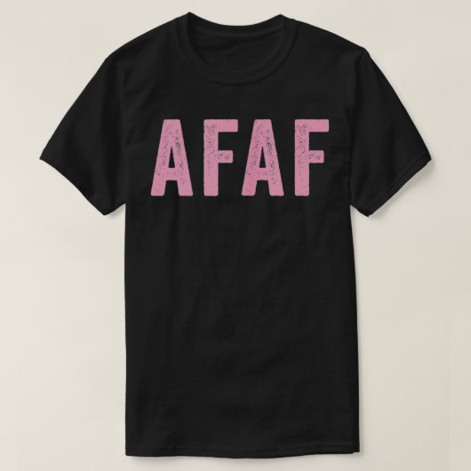 AFAF Alcohol Free AF T-shirt (Design voorkant)