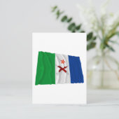 Afar Waving Flag Briefkaart (Staand voorkant)