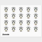 Afasie Bewustzijn Penguin Ribbon Stickers (Vel)