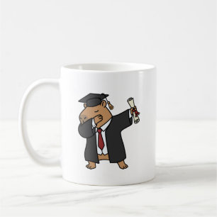 Afbakende Capybara Afstudeermok Grappige Afgestude Koffiemok