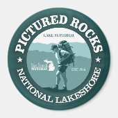 Afbeeldende Rocks NP Magneet (Voorkant)