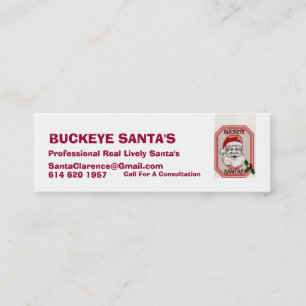 afbeelding0-20, BUCKEYE SANTA'S, Professional Real Mini Visitekaartje
