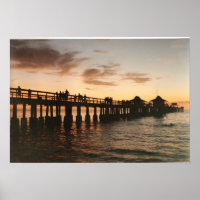 afbeelding0-8 Poster of Canvas van Napels Pier