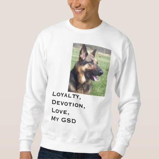 Afbeelding_0317, Loyalty, Devotion, Love, My GSDLu Trui (Voorkant)