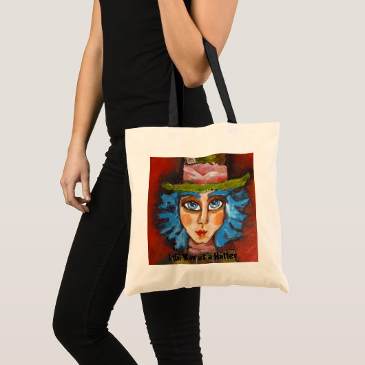 Afbeelding 051, ik ben Mad als Hatter, ik ben Mad  Tote Bag (Voorkant (product))