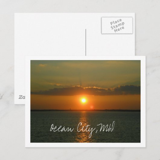 Afbeelding 1339, Ocean City, MD Briefkaart (Voorkant / Achterkant)